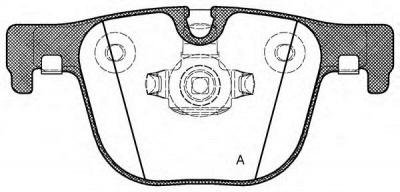 OPEN PARTS bpa149300 -  Комплект тормозных колодок, дисковый тормоз